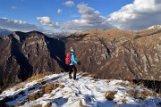 Monte VACCAREGGIO (1474 m) da Lavaggio di Dossena il 29 gennaio 2019 - FOTOGALLERY